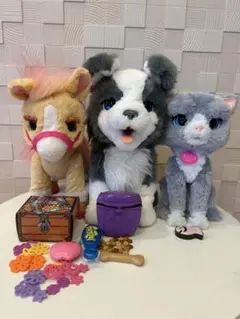 FurReal 子犬のリッキー+ ポニーのシナモン+ こねこのブーツィーセット！ 2026年最新】ファーリアル ブーツィーの人気アイテム - メルカリ