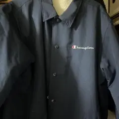 Champion ネイビー ボタンアップジャケット