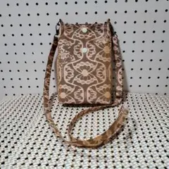 着物リメイク　No.11　スマホショルダー（紬）