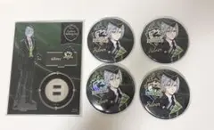 ツイステッドワンダーランド　ツイステ　シルバー　アクリルスタンド　缶バッジ　制服