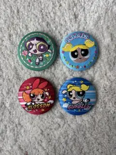 【個数相談します】パワーパフガールズ　パワパフ　刺繍缶バッジ