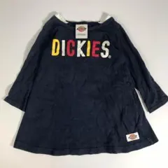 子供服 90㎝ ブリーズ ディッキーズ ワンピース 紺 ロゴT F1A202のサムネイル