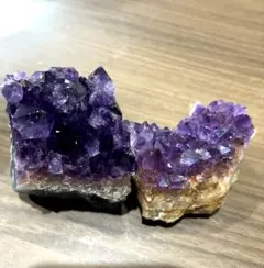 アメジスト　原石 2個　セット