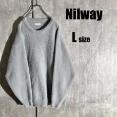 1374 Nilway ニルウェイ　ニットプルオーバー【L】ルーズシルエット