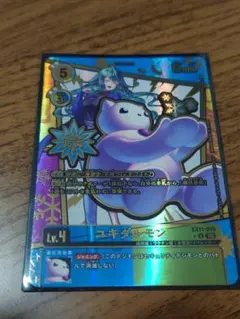 デジモンカード ユキダルモン パラレル 希少 エンブレム - メルカリ