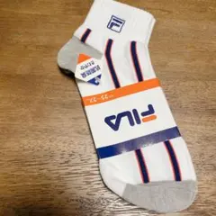 FILA フィラ ロゴ 刺繍 メンズ レディース ソックス 靴下 くつ下 テニス