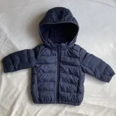 【SALE】UNIQLOユニクロ ダウンジャケット 80cm ネイビー 紺
