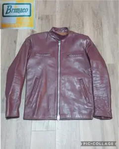 激渋 60s Brimaco カナダ製 レースアップ ライダース ACMEジップ Brimacoライダースジャケット | ヴィンテージスタイル - 古着屋