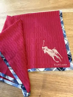 RALPH LAUREN ラルフローレン　大判ハンカチ　美品