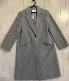 【BEAMS HEART】 グレー チェスターコート 美品