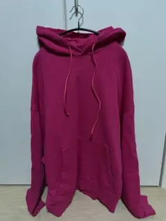 ZARA ダメージ加工 フーディー ピンク