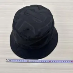 ⭐️美品⭐️ BURBERRY レザー バケットハット ノバチェック　L ブラック ⭐️美品⭐️ BURBERRY レザー バケットハット ノバチェック L