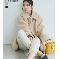 BASEMENT online ベースメントオンライン　ボアショートコート BASEMENT online(ベースメント オンライン)の「ボアショートコート