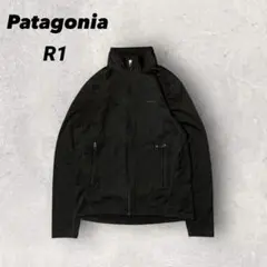 【パタゴニア】レギュレーター　R1 ジップフリース　登山　黒　M 刺繍ロゴ　d
