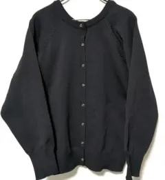 クラシカルエルフ ニット カーディガン 長袖 黒 前後2way ゆったり M