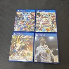 PS4 プレステ4 ソフト 4本セット いたスト ロックマン ドラゴンボール