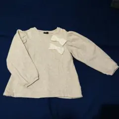 UNITED ARROWS リボン付き長袖カットソー 120