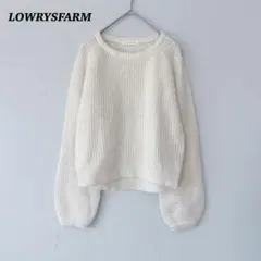 良品✨ ローリーズファーム　ニット　セーター　ラメ感　軽め　トップス　かわいい