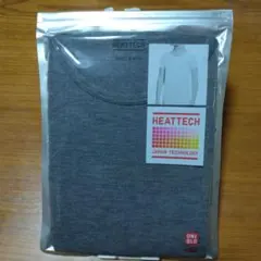 ◆未使用長期間保管ユニクロキッズ用ヒートテックUネックT半袖140グレー