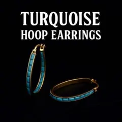 【ピアス】ターコイズブルー トルコ石 ハワイアンジュエリー アクセサリー新品