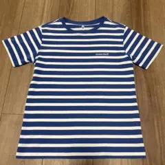 mont-bell 青白ボーダー　Tシャツ