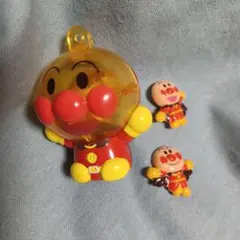 アンパンマンキーホルダー (ライト付き) 　アンパンマンボタン　セット売り