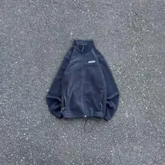 00s Columbia フリースジャケット 無地 フルジップ TECH Y2K