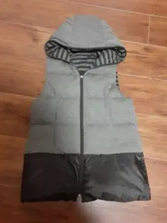 シンプルライフ　ダウンベスト　リバーシブル　9号