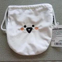 お文具といっしょ　ベロア巾着　ドンキ