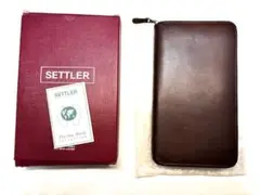 SETTLER 長財布　エイジングケア済み　艶良い