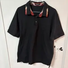 【美品】BLACK LABEL CRESTBRIDGE ポロシャツ　黒のサムネイル