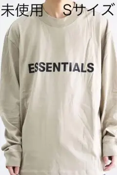 未使用 FOG ESSENTIALS フロントロゴ 長袖 Tシャツ TAN S