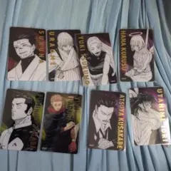 呪術廻戦展　箔押しクリアカードコレクション　8枚セット まとめ売り