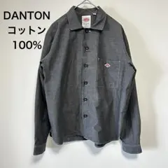 美品■DANTON■ 34レディース長袖シャツ グレーのサムネイル