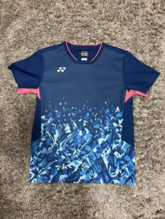YONEX ピンク ノースリーブ Lサイズ 背面高校名あります - メルカリ