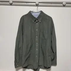 TOMMY 緑 チェック柄 シャツ