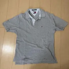 TOMMY HILFIGER グレー ポロシャツ M