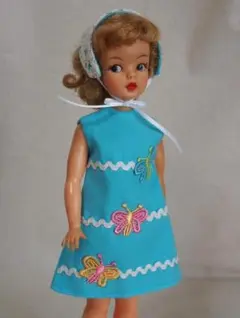 タミーちゃんサイズ◆ハンドメイドお洋服セット チョーチョーのアップリケ再現