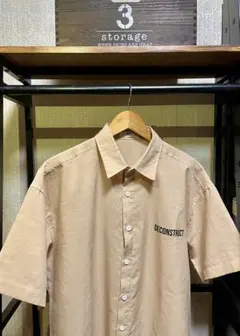 【EXO】バックプリント半袖シャツ Deconstruct FREE SIZE