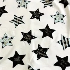 puriri プリリ★ミニ裏毛 POP★STAR 星柄★50cm 延長可