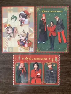 Mrs. GREEN APPLE ビジュアルシート　３点セット
