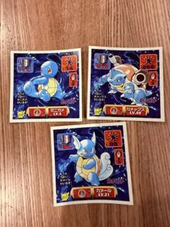 ポケモン アマダ シール列伝 カメックス ゴールド ポケモンシール レア