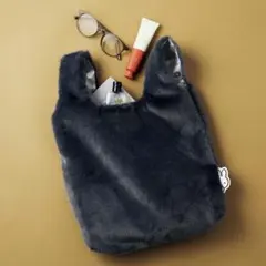 リンネル 2月号 【付録】 ミッフィーがかわいい ふわもこファー バッグ