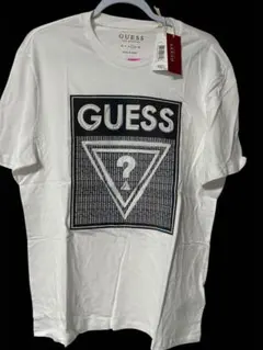 GUESS ホワイト ロゴ Tシャツ Lサイズのサムネイル