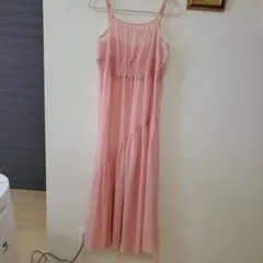 FOREVER 21 キャミワンピース ピンク M レイヤード