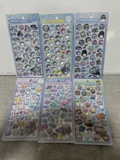 ボンボンドロップシール 水族館 6種セット