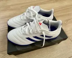 adidas サッカーシューズ 未使用 TFJWH 23.0 ホワイト/ブルー