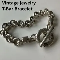 美品　ヴィンテージ　メキシカンジュエリー　ヘビー　アンカーチェーン　ブレス