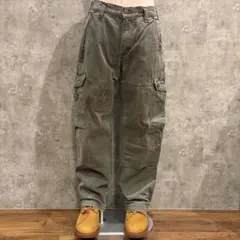 送料無料 USA古着 カーハート カーゴパンツ ミリタリー系 ワーク仕様 汚れ