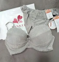 ブラジャーショーツ 三恵 Pan Cute セット F75L グレーのサムネイル